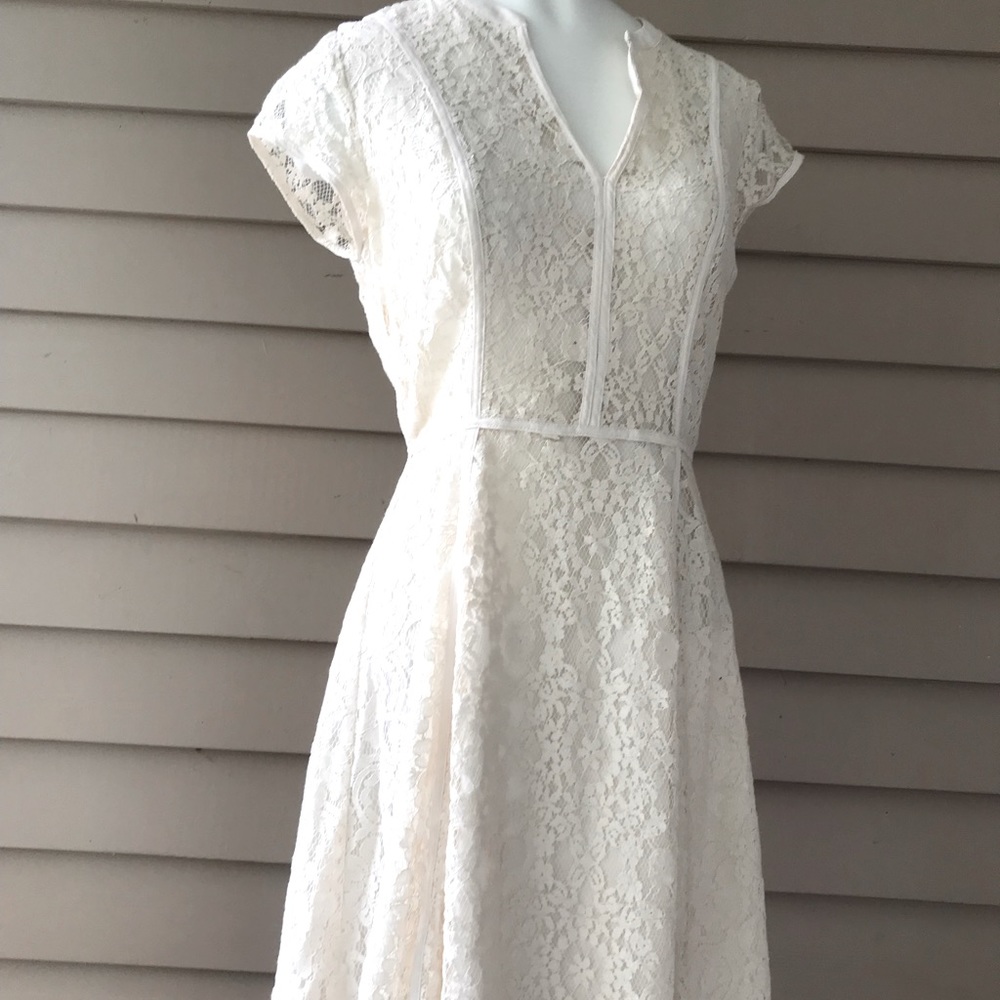 LC Lauren Conrad Vintage . ‘90’s off white dress